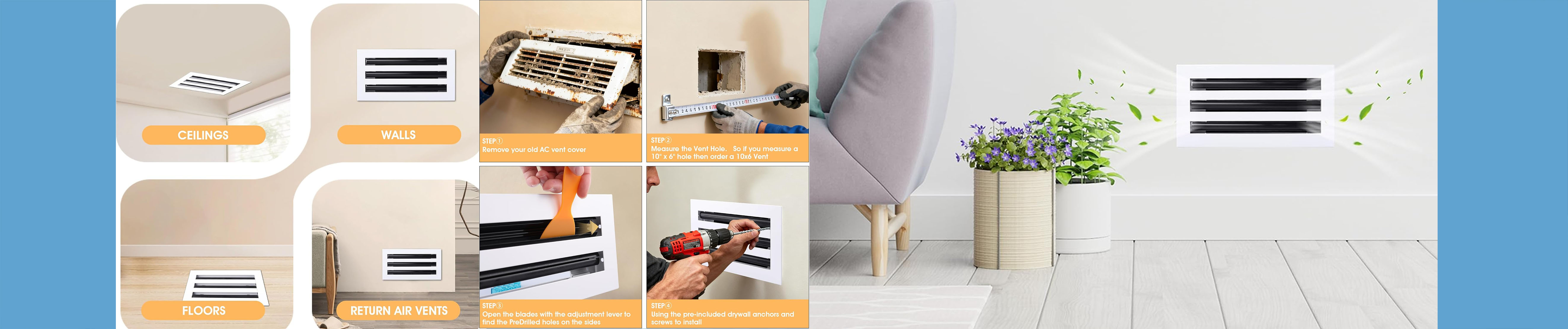 Linear Slot Air Vent Installation Guide: Standard Process & Common Fault Solutions