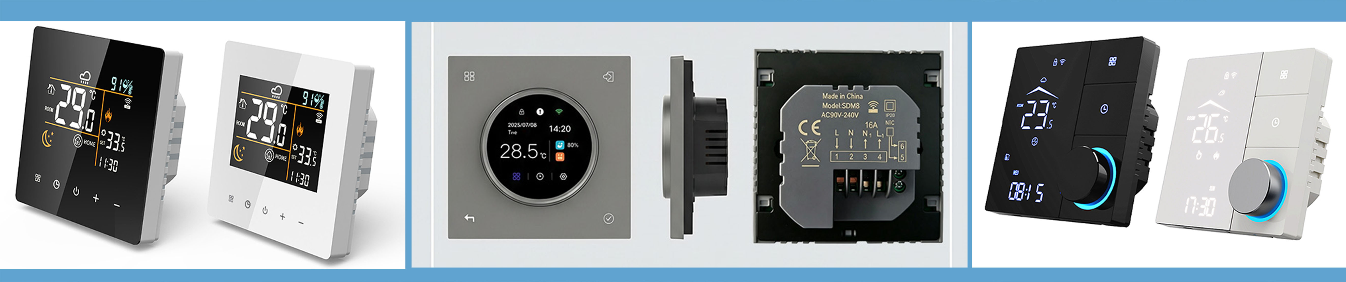 Complete HVAC Accessories Matching Solution: Air Vents + Thermostat for Different Scenarios