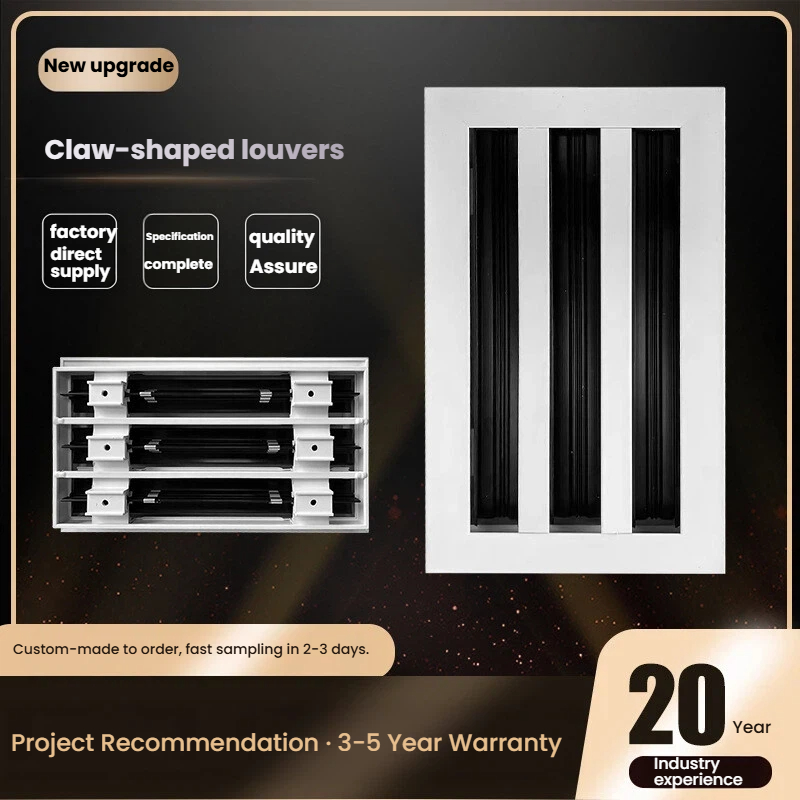 Adjustable 3-Bar Linear Grille