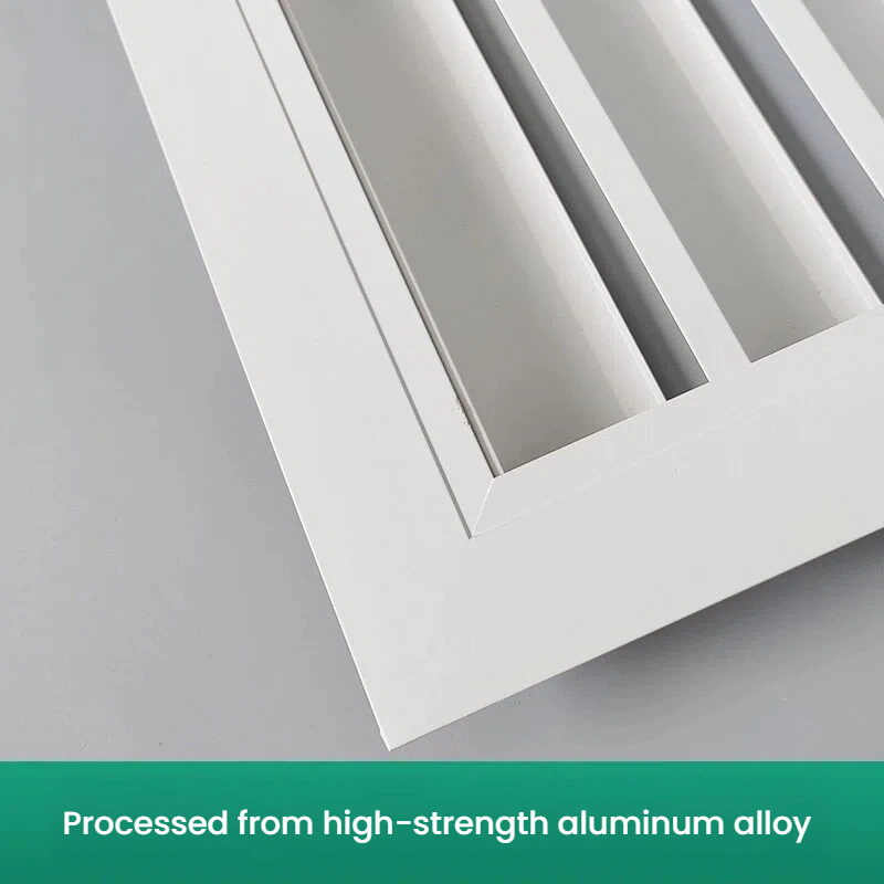 Aluminum Weatherproof Louvered Vent Grille