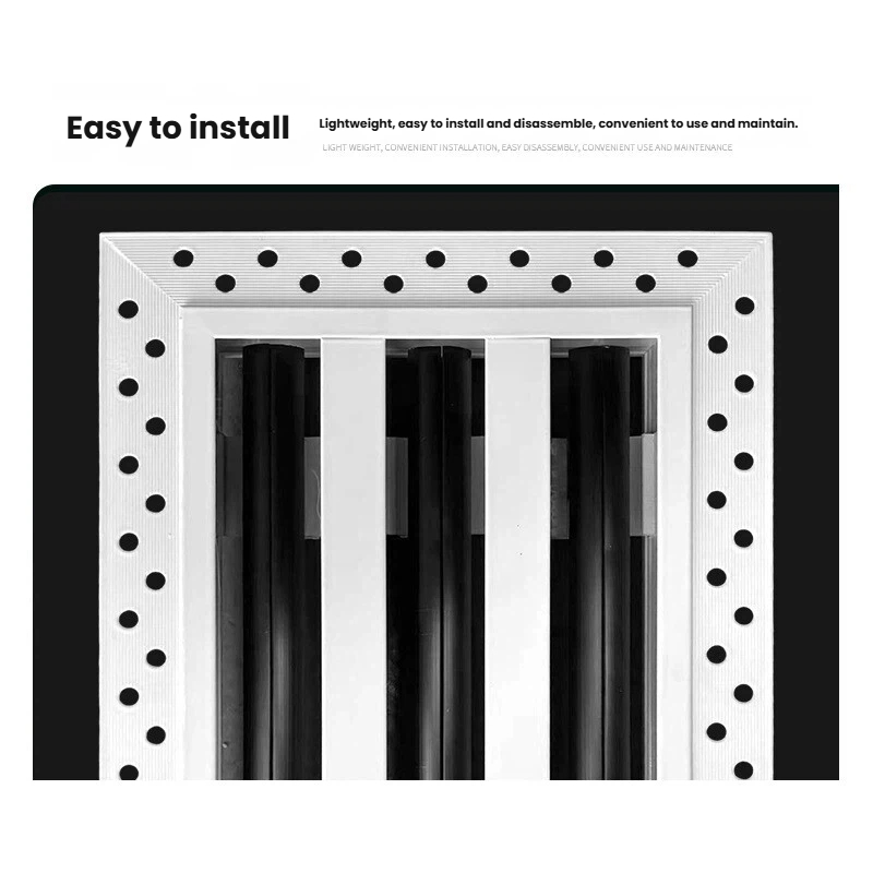 Plaster-in Linear Slot Diffuser