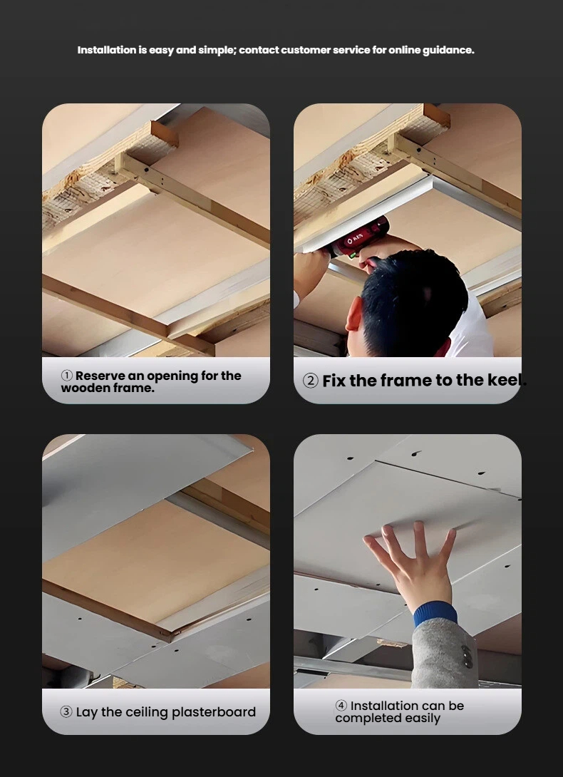 Recessed Drywall Access Door for Ceiling HVAC Maintenance
