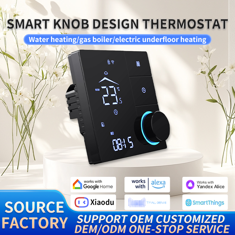 SDM9 LED Knob-Operated Thermostat