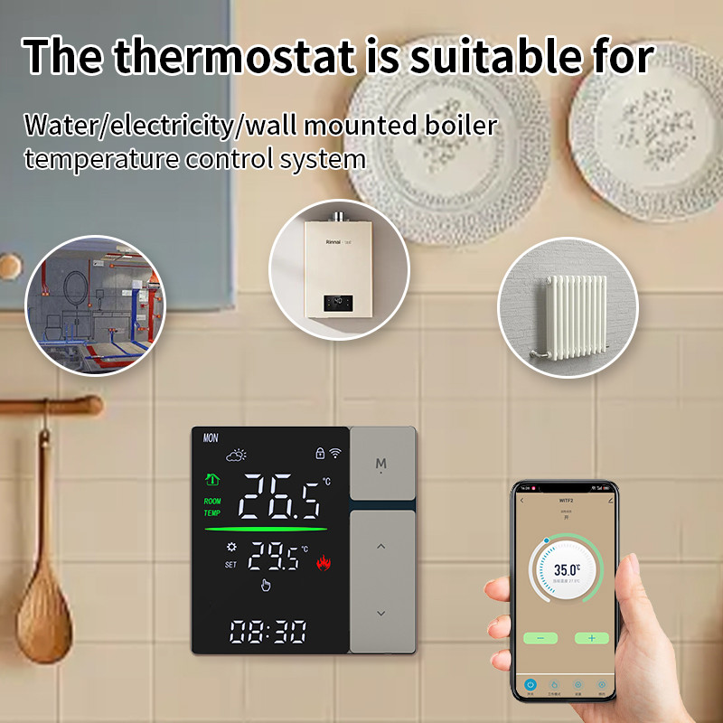 SDM5 LED Button Thermostat