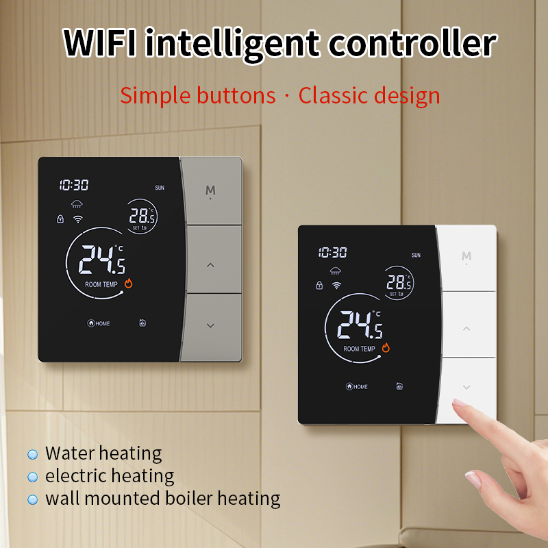 SDM6 LED Button Thermostat