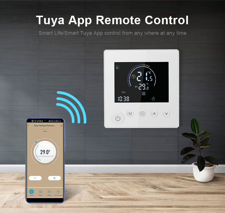 Model K1M Button WiFi Thermostat