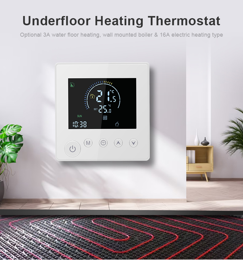 Model K1M Button WiFi Thermostat