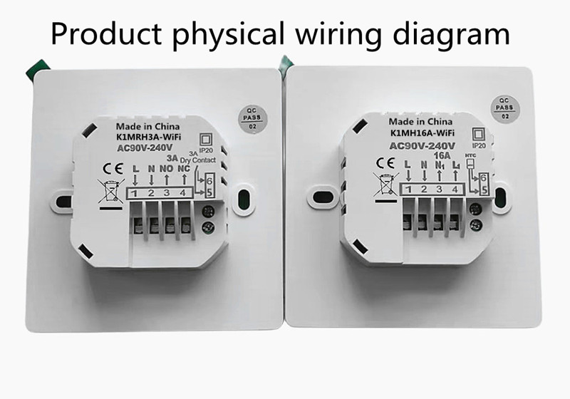 Model K1M Button WiFi Thermostat