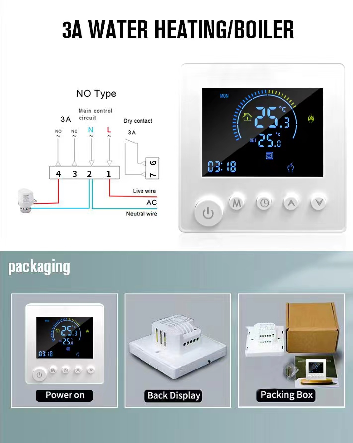Model K1M Button WiFi Thermostat