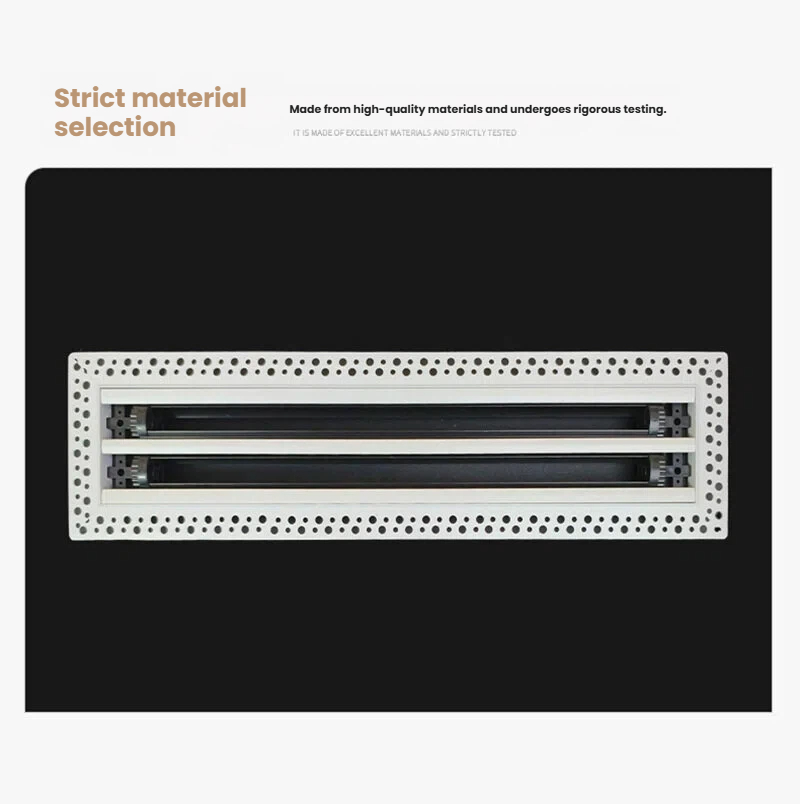 Plaster-in Adjustable Linear Slot Diffuser