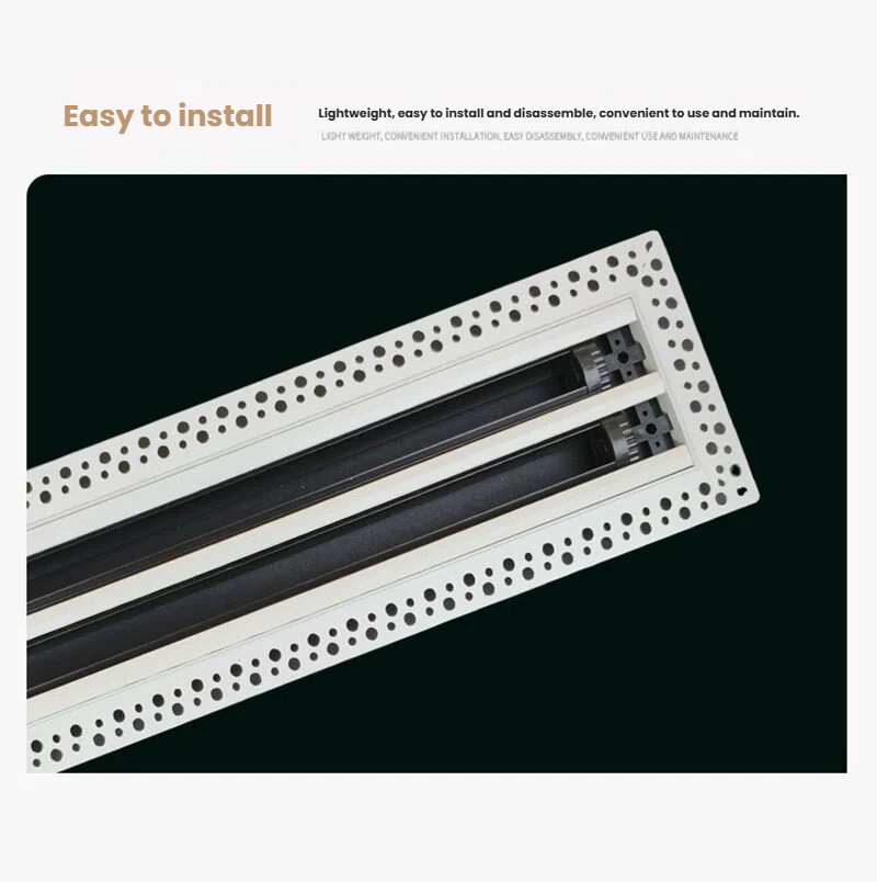 Plaster-in Adjustable Linear Slot Diffuser